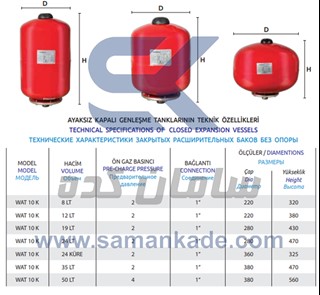 مخزن انبساط 24 لیتری واتس ارس